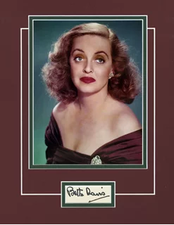 Bette Davis autograph