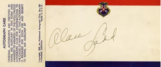 Alan Ladd autograph