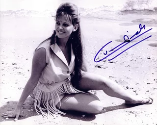 Claudia Cardinale autograph