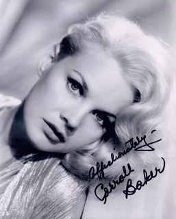 Carroll Baker autograph
