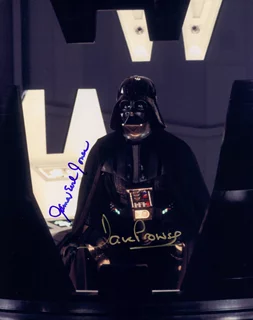 Darth Vader autograph