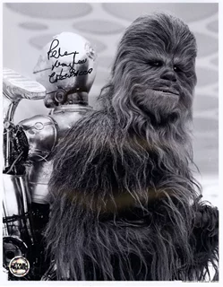 Peter Mayhew autograph