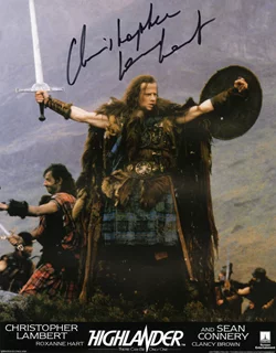 Christopher Lambert autograph