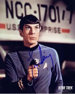 Leonard Nimoy autograph