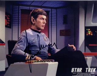 Leonard Nimoy autograph