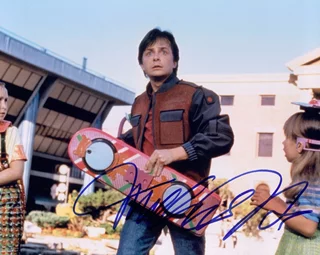 Michael J. Fox autograph
