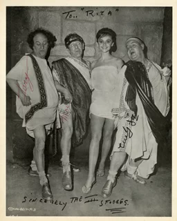 Three Stooges autograph