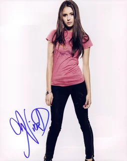 Nina Dobrev autograph