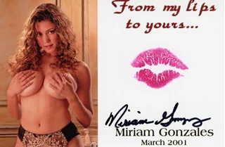Miriam Gonzalez autograph