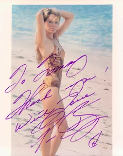 Kim Basinger autograph