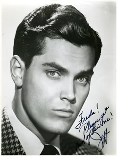 Jeffrey Hunter autograph