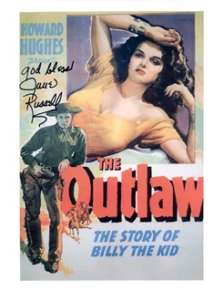 Jane Russell autograph