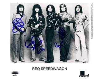 REO Speedwagon autograph