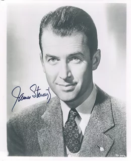 James Stewart autograph