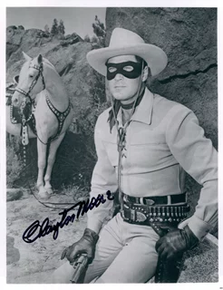 Clayton Moore autograph