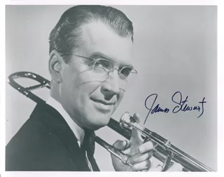 James Stewart autograph