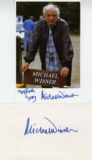 Michael Winner autograph