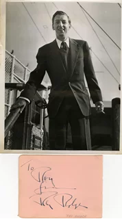 Ray Bolger autograph