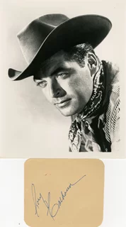 Rory Calhoun autograph