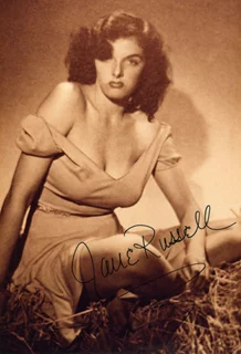 Jane Russell autograph