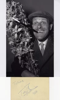 Terry-Thomas autograph