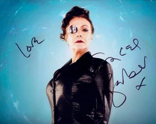 Frances Barber autograph