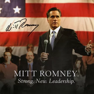 Mitt Romney autograph