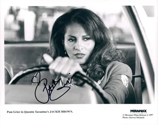 Pam Grier autograph