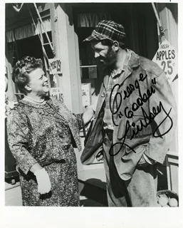 George Lindsey autograph