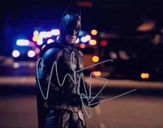 Christian Bale autograph