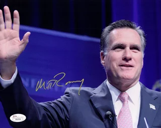 Mitt Romney autograph