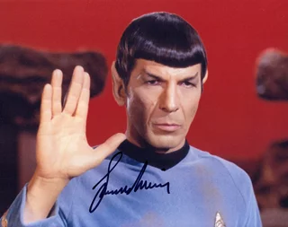 Leonard Nimoy autograph