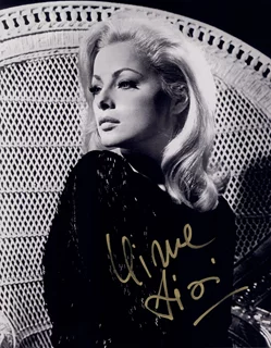 Virna Lisi autograph