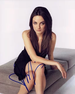 Mila Kunis autograph