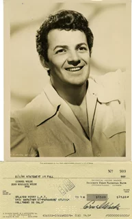 Cornel Wilde autograph