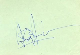 Anthony Perkins autograph