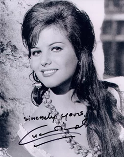 Claudia Cardinale autograph