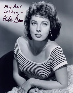 Rita Gam autograph