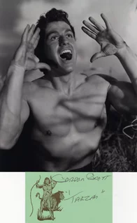 Gordon Scott autograph