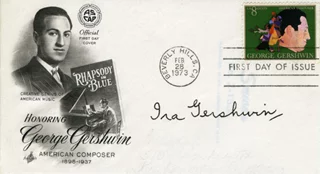 Ira Gershwin autograph