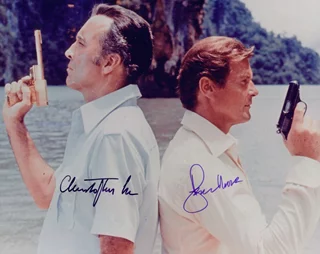 The Man With the Golden Gun autograph