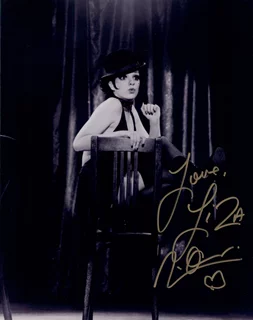Liza Minnelli autograph