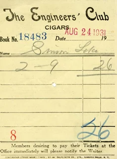 Simon Lake autograph