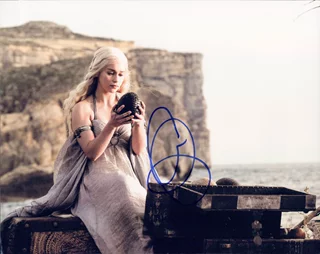 Emilia Clarke autograph