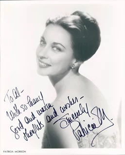 Patricia Morison autograph