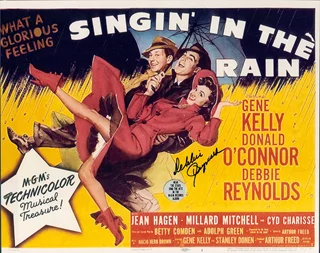 Debbie Reynolds autograph