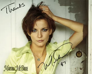 Martina McBride autograph