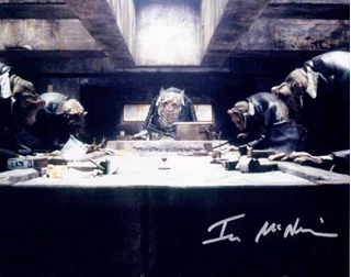 Ian McNeice autograph