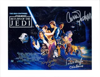 Return of the Jedi autograph
