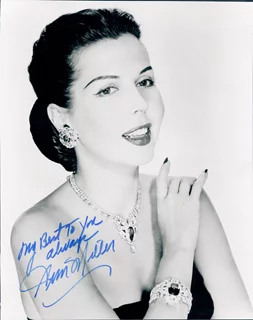 Ann Miller autograph